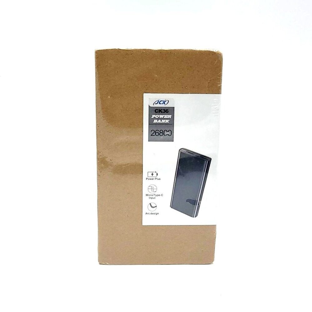 JCK 26800 mAh Portable Charger Black